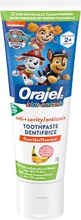 Orajel Kids Paw Patrol Anti-Cavity Fluoride Toothpaste, 119 g | Natural Fruity Bubble Flavor, Effective Cavity Protection