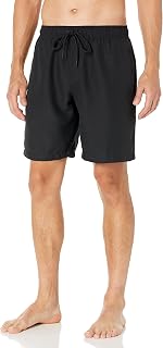 Amazon Essentials Men's 23 cm swimming trunks with mesh lining, pockets and drawstring closure