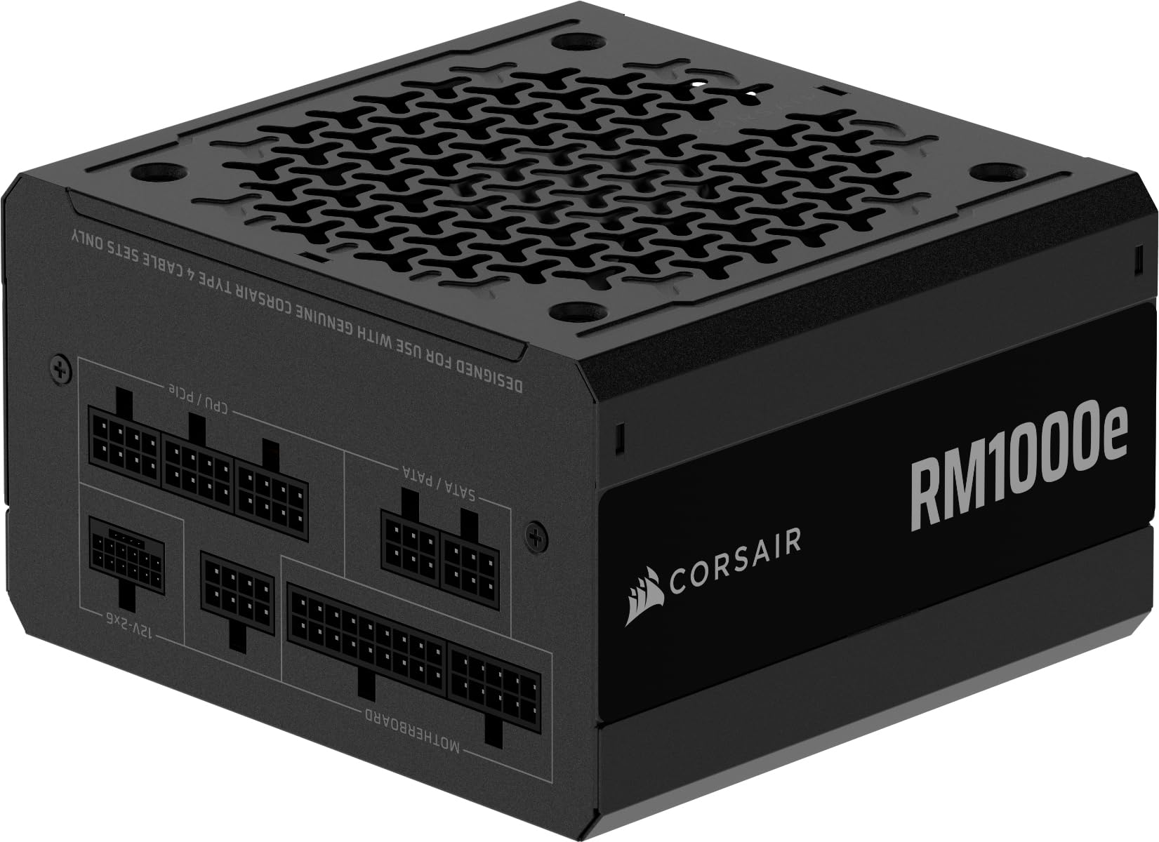 CORSAIR RM1000e (2025) ATX 3.1 PCIe 5.1 Ready 1000W Power Supply – Black | Nativ