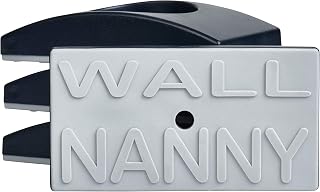 Wall Nanny - Baby Gate Wall Protector (Made in USA) Protect Walls & Doorways from Pet & Dog Gates - for Child Pressure Mounted Stair Safety Gate - No Safety Hazard on Bottom Spindles - 4-Pack - Black