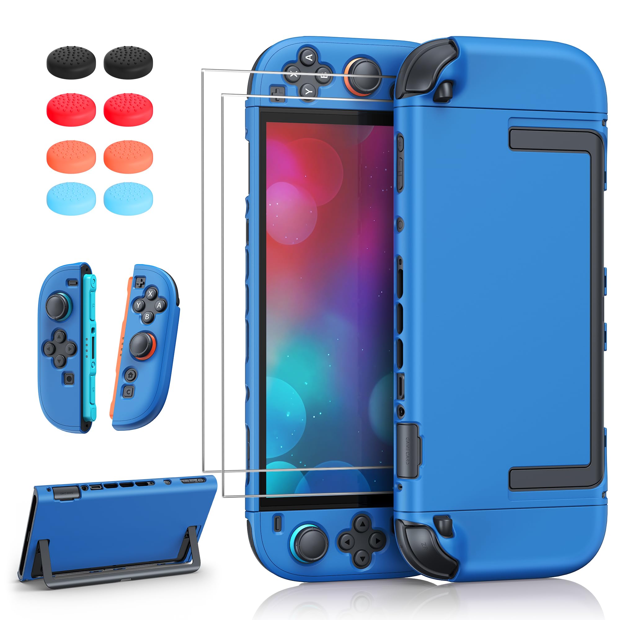 FYOUNG Upgrade Switch 2 Protective Case&Screen Protector Set | Dockable Cover Ha