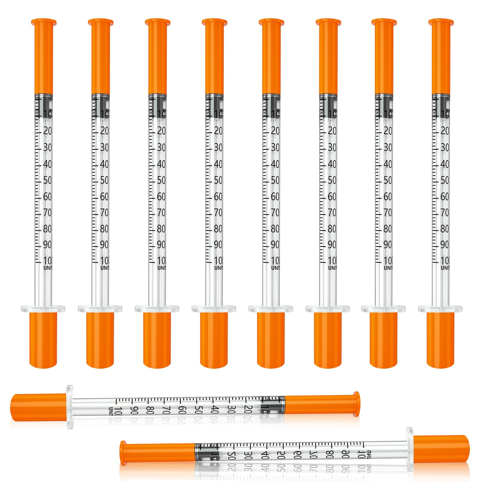 U-100 Syringes, 1ml syringe, 31g 5/16 1cc syringe with needle, lab syringes, Pac