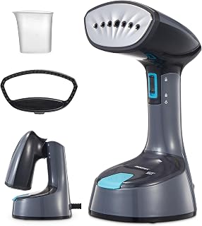 Reemix Steamer for Clothes, 1200W Foldable Clothes Steamer | Handheld Garment Steamer, Fast Heat-up, Auto-Off, Steam Iron for Fabric Wrinkle Remover with Brush (Dark Gray)