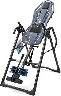 Teeter FitSpine X3 Inversion Table w/ Accessories for Back Pain Relief, Deluxe Easy-Reach Ankle Lock, FDA Registered, UL Safety Certified, 300 lb Capacity, Designed & Patented in USA