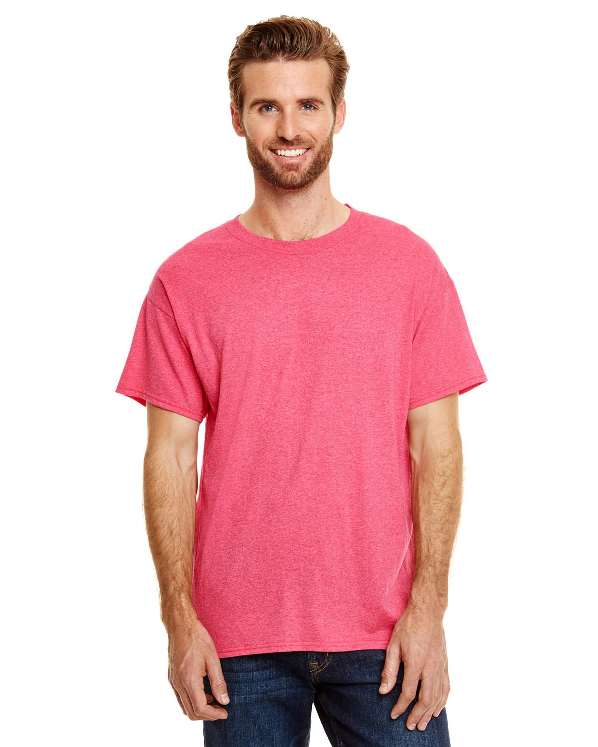 Hanes Ultimate Men's 6-Pack Classics Crew Neck T-Shirt Value Pack