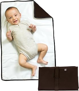J.L. Childress X-Large Full Body Portable Changing Pad for Babies, Black | X-large 30"x19" padded &amp; portable diaper changing mat is water-resistant, wipeable &amp; folds compact to fit in baby diaper bag