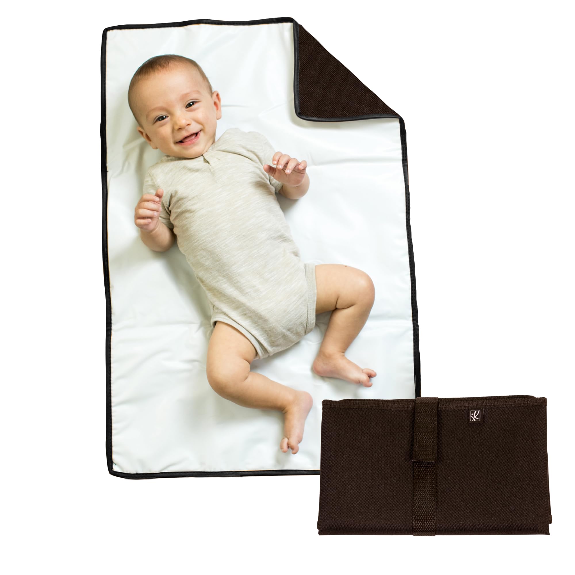 J.L. Childress X-Large Full Body Portable Changing Pad for Babies, Black | X-lar