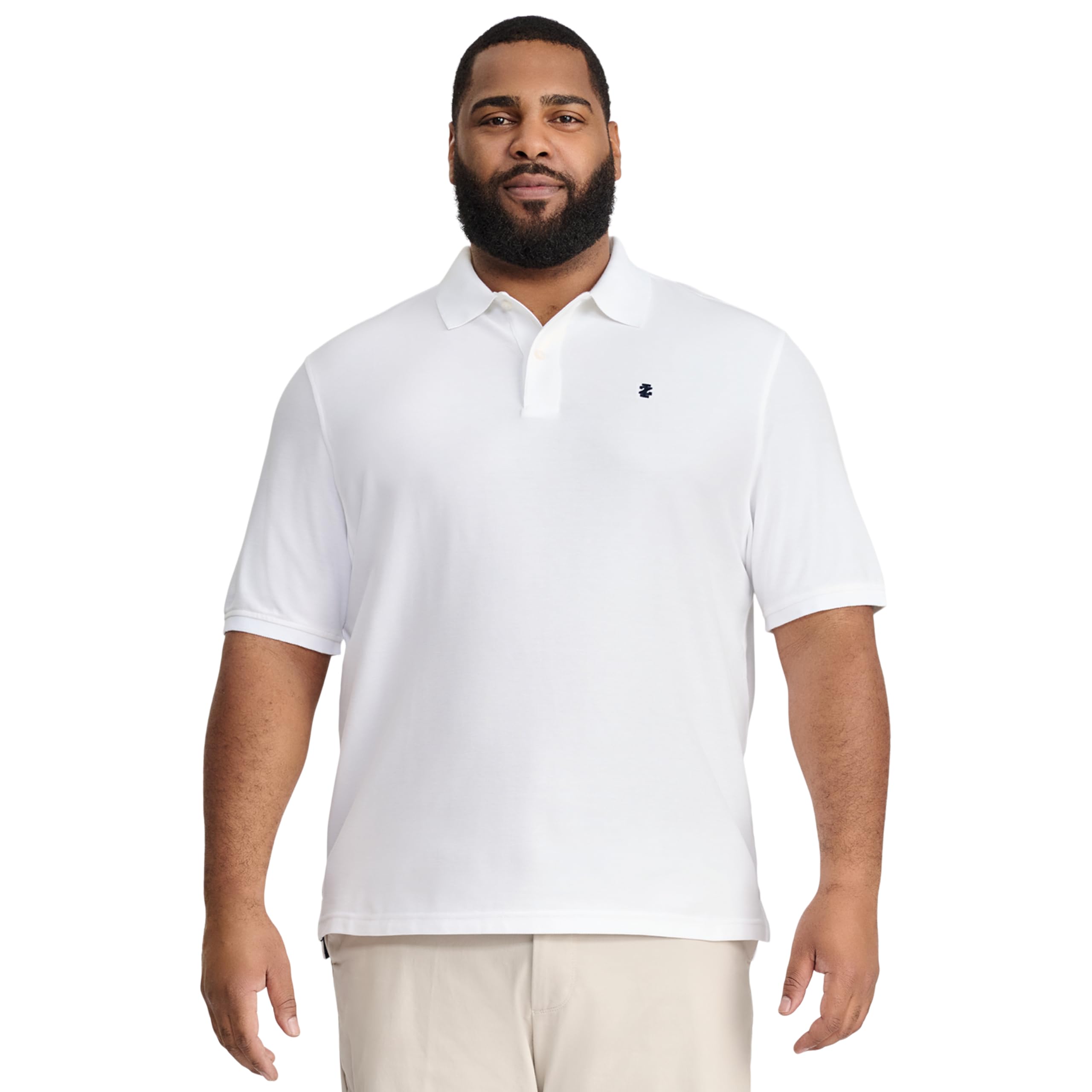 Izod Men's Big and Tall Advantage Performance Short Sleeve Polo Shirt