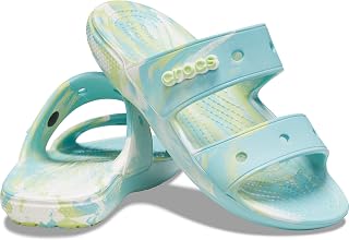 Crocs Classic Marbled Sandal, Unisex Clogs - Adult
