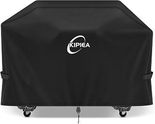 Kipiea Pellet BBQ Cover for Camp Chef Woodwind Pro 36 & Woodwind 36, 500D Heavy-Duty Waterproof Grill Smoker Cover for Outdoor Storage, Windproof, UV Resistant, Tear & Fade Resistant