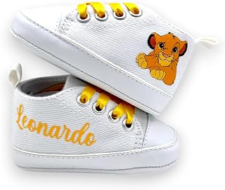 LulluLab Personalised Baby Shoes with Name, First Steps, Great Gift Idea
