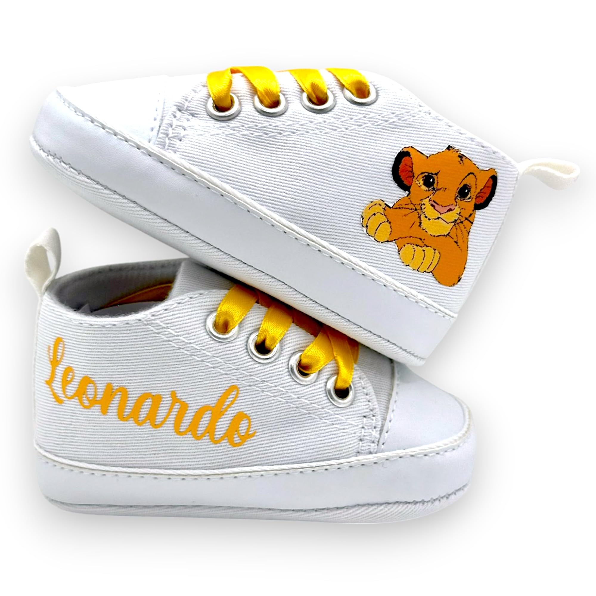 LulluLab Personalised Baby Shoes with Name, First Steps, Great Gift Idea
