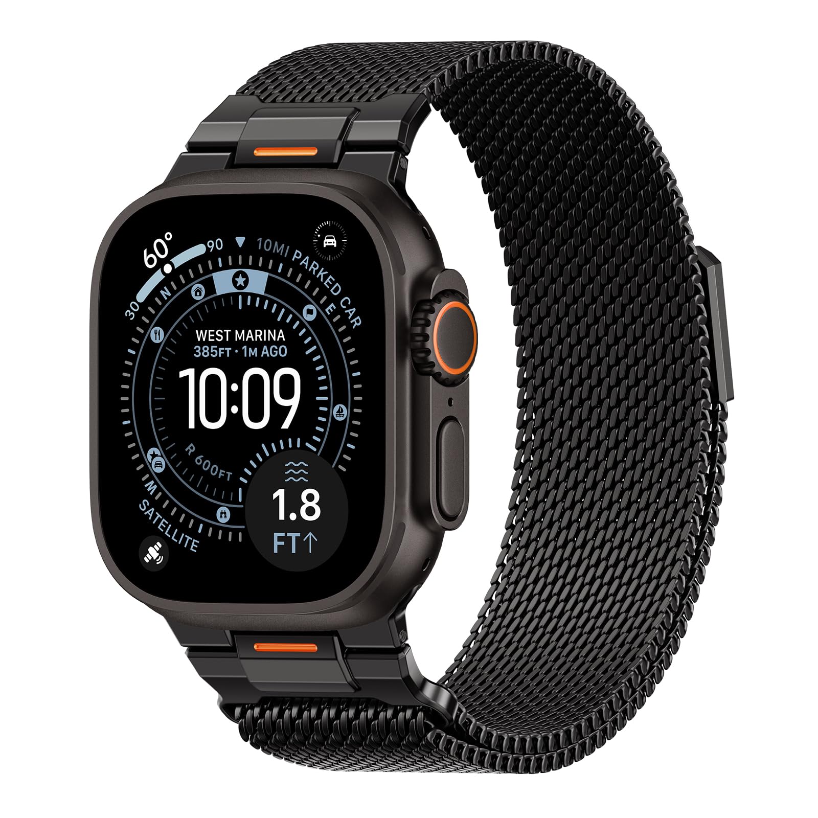 Milanese Loop for Apple Watch Ultra 4/3/2 Band 49mm 40/41/42/44/45/46mm Men | Ta