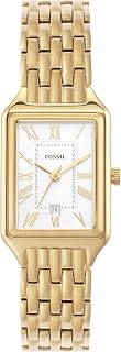 Fossil Raquel Women's Quartz Three Hand Movement Watch with Stainless Steel Strap