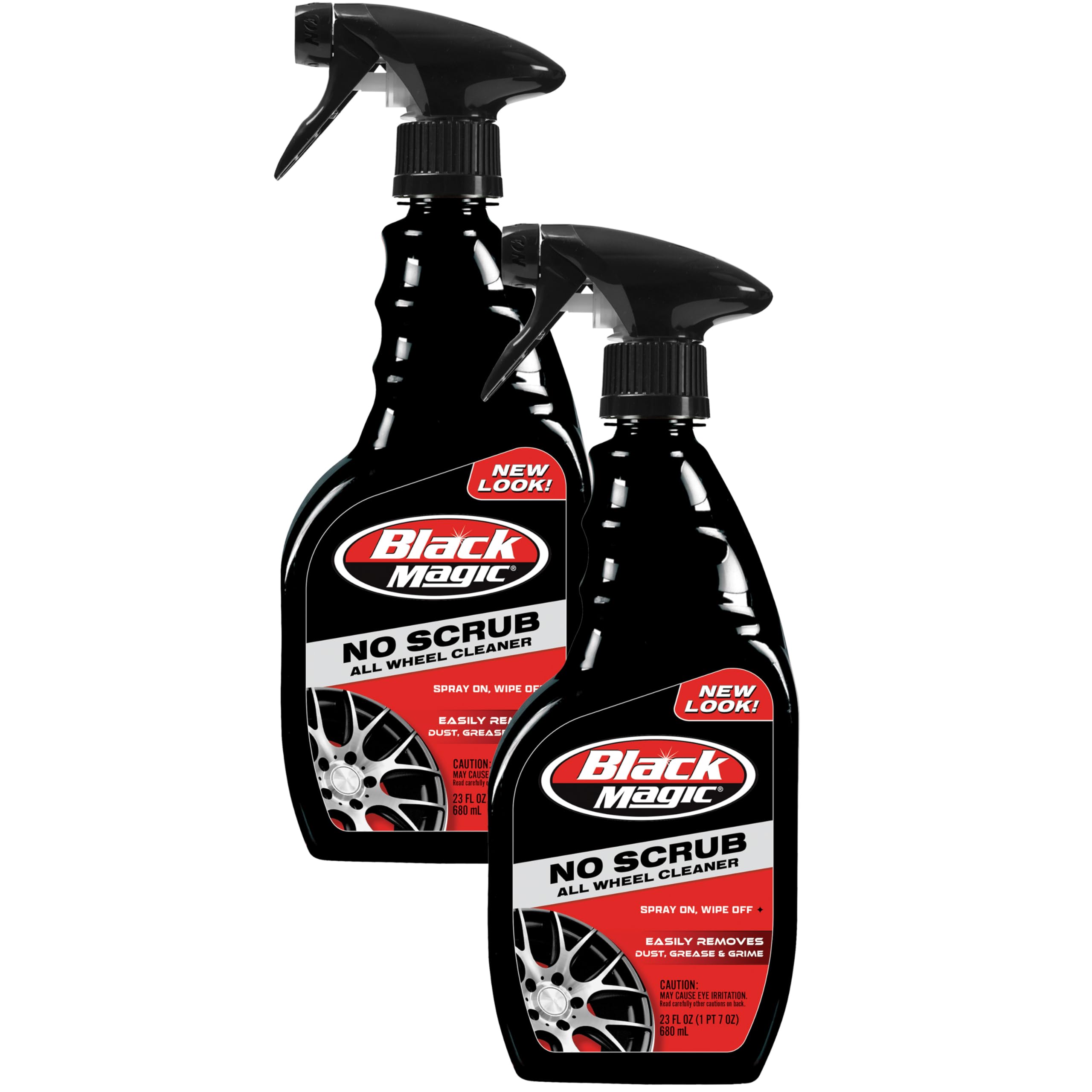 Black Magic 120218 No Scrub All Wheel Cleaner, 23 oz (2 Pack) | Easy to Use, Jus