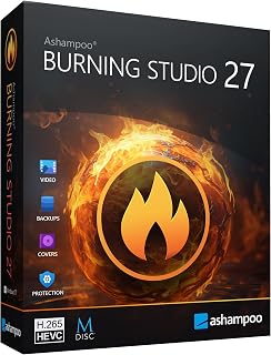 Burning Studio 27 - Burn, copy, save - the multimedia all-rounder - burning software - create covers, inlays, disk labels for Win 11, 10