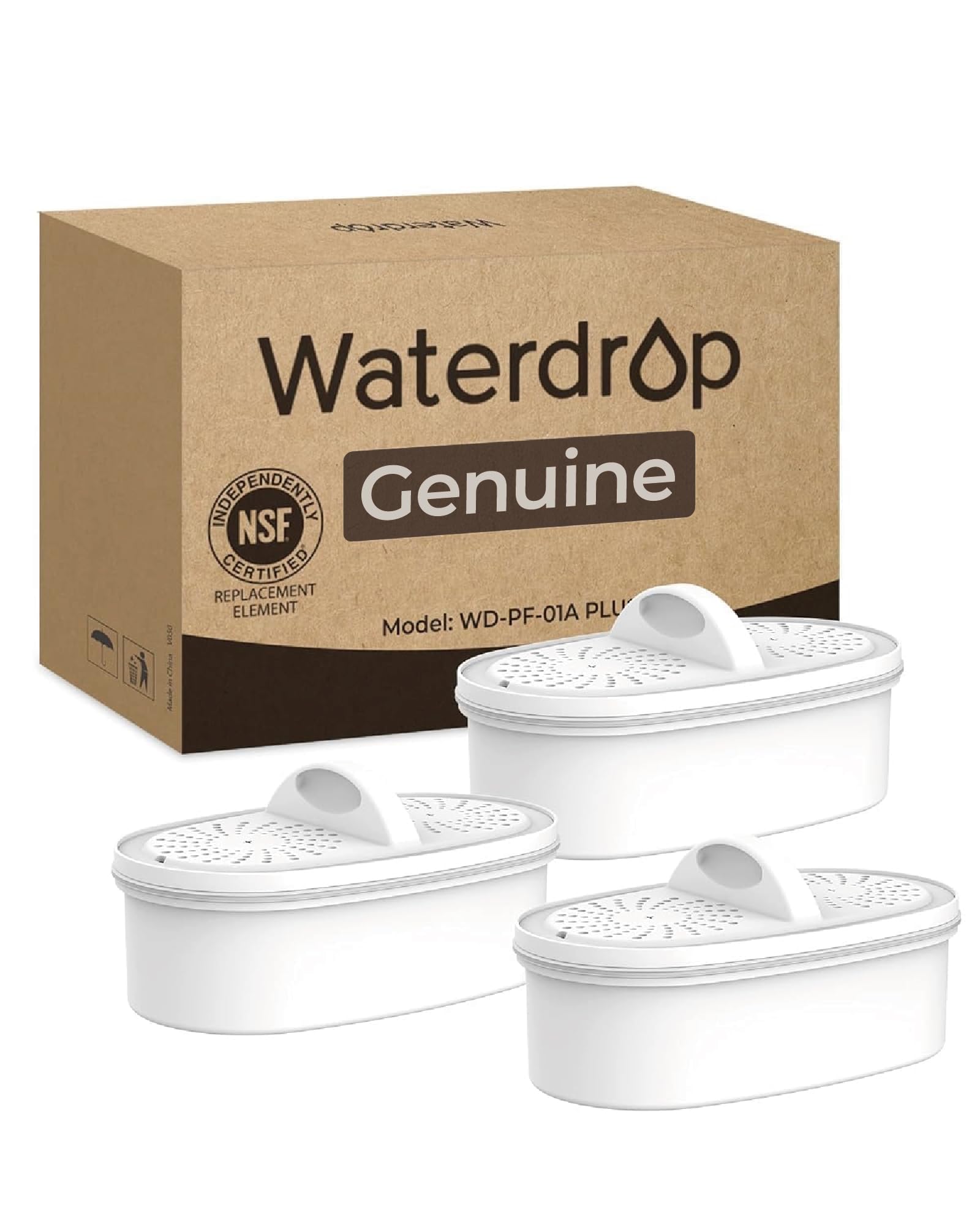 [Genuine] Waterdrop PF-01A Water Filter Replacement for Waterdrop Pitchers | NSF