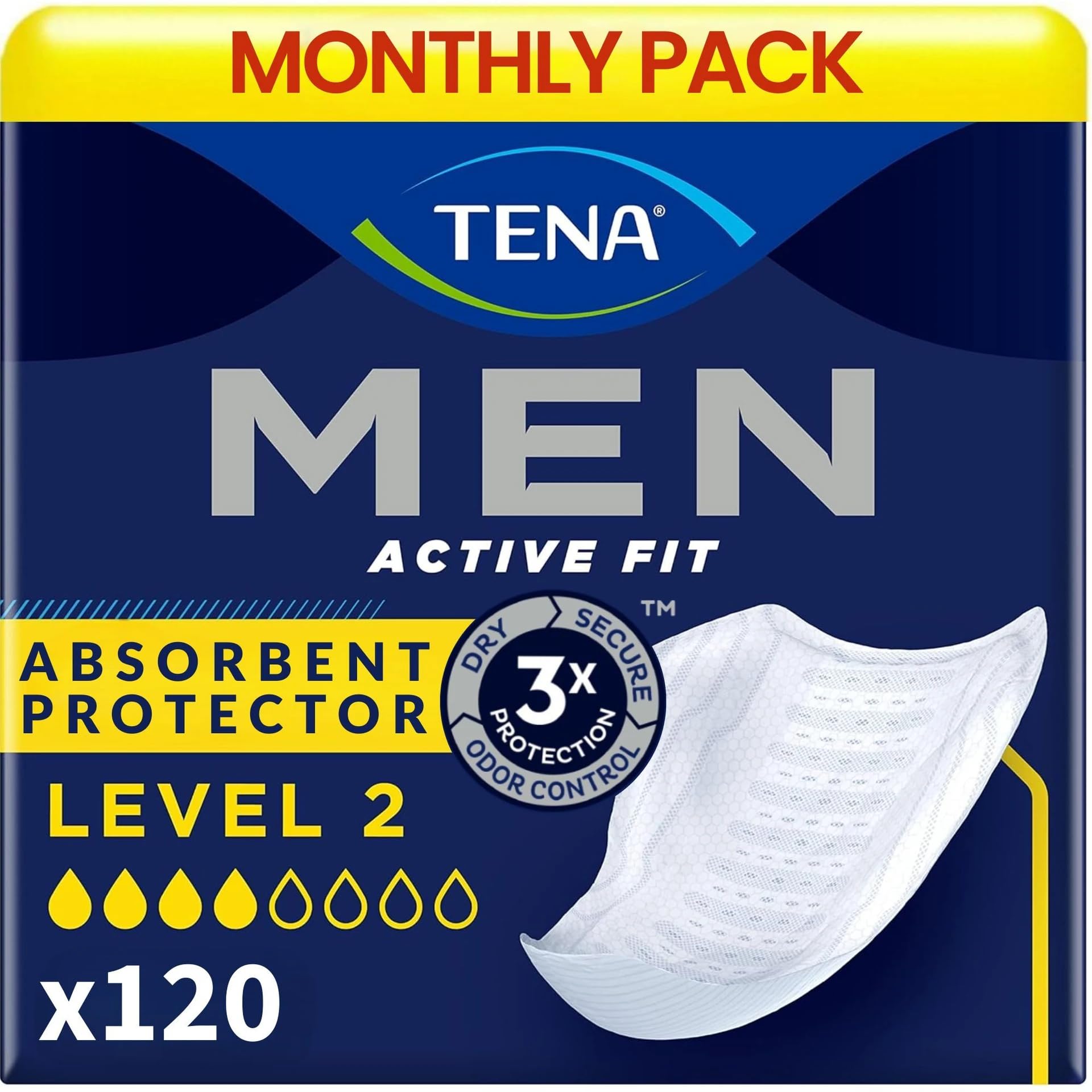 Tena Men Level 2 Incontinence Pads for Men