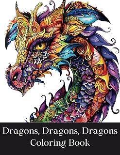 Dragons, Dragons, Dragons Coloring Book