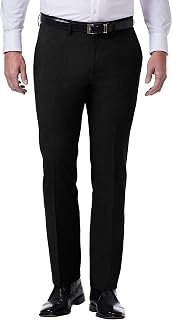 Kenneth Cole Reaction Stretch Weave Slim Fit Dress Pant – Trousers – Slim Stretch Woven Dress Trousers – Men's