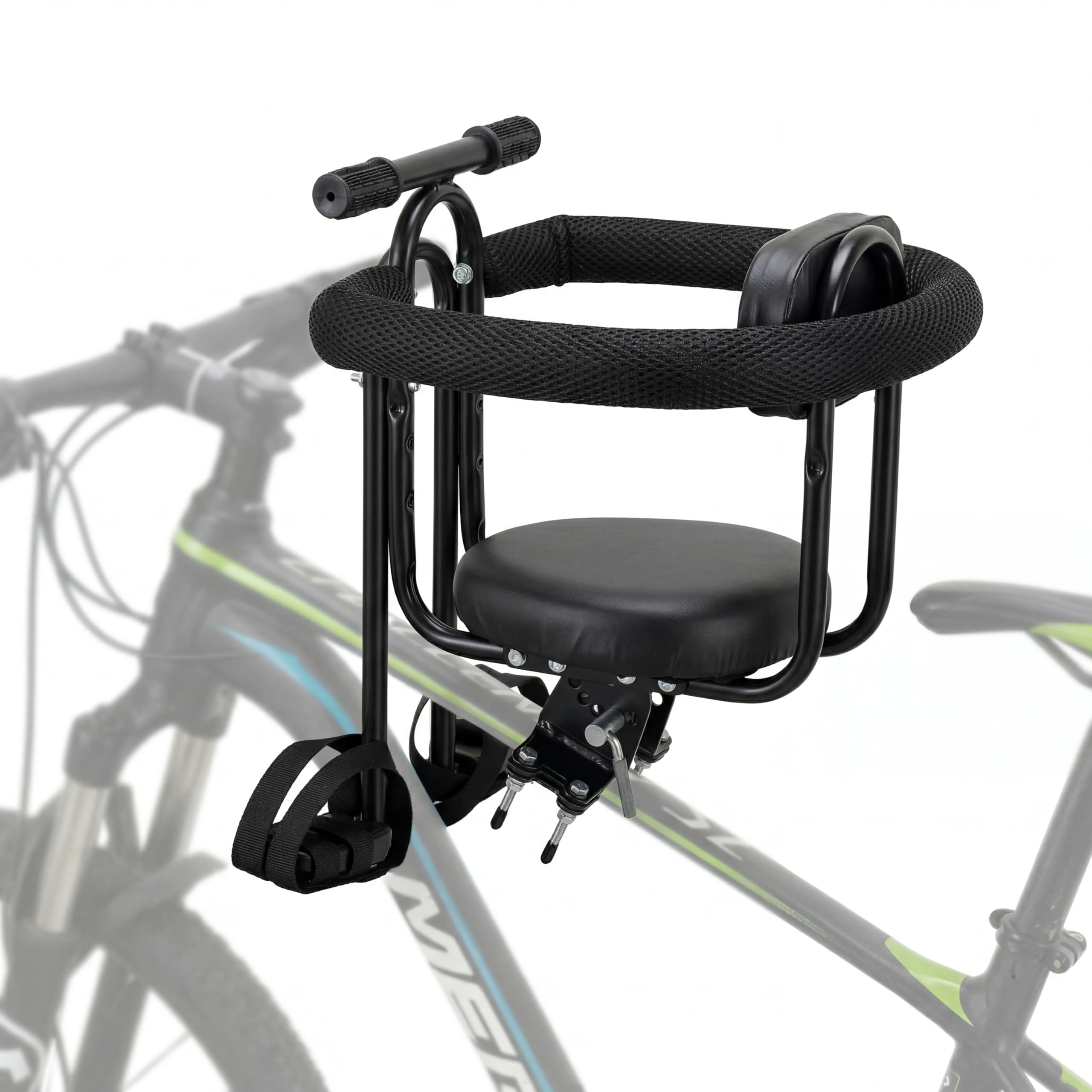 Toddler Bike Seat Front Mounted,Child Bicycle Saddle for Adult Bike,Kids Bike Se