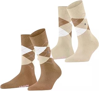 Burlington Everyday Argyle Women's Soft Combed Cotton Socks