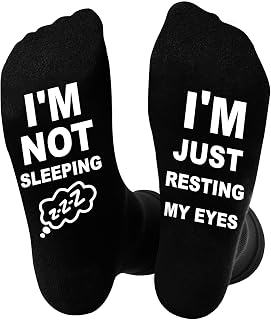 Niorasen Funny Gifts for Men Dad, Black Cotton Calf Funny Socks, Size 6-11 | For Christmas, Birthday and Fathers Gifts; Novelty Ideas suited to Dad, Grandad, Gamer, Beer Lover and Husband