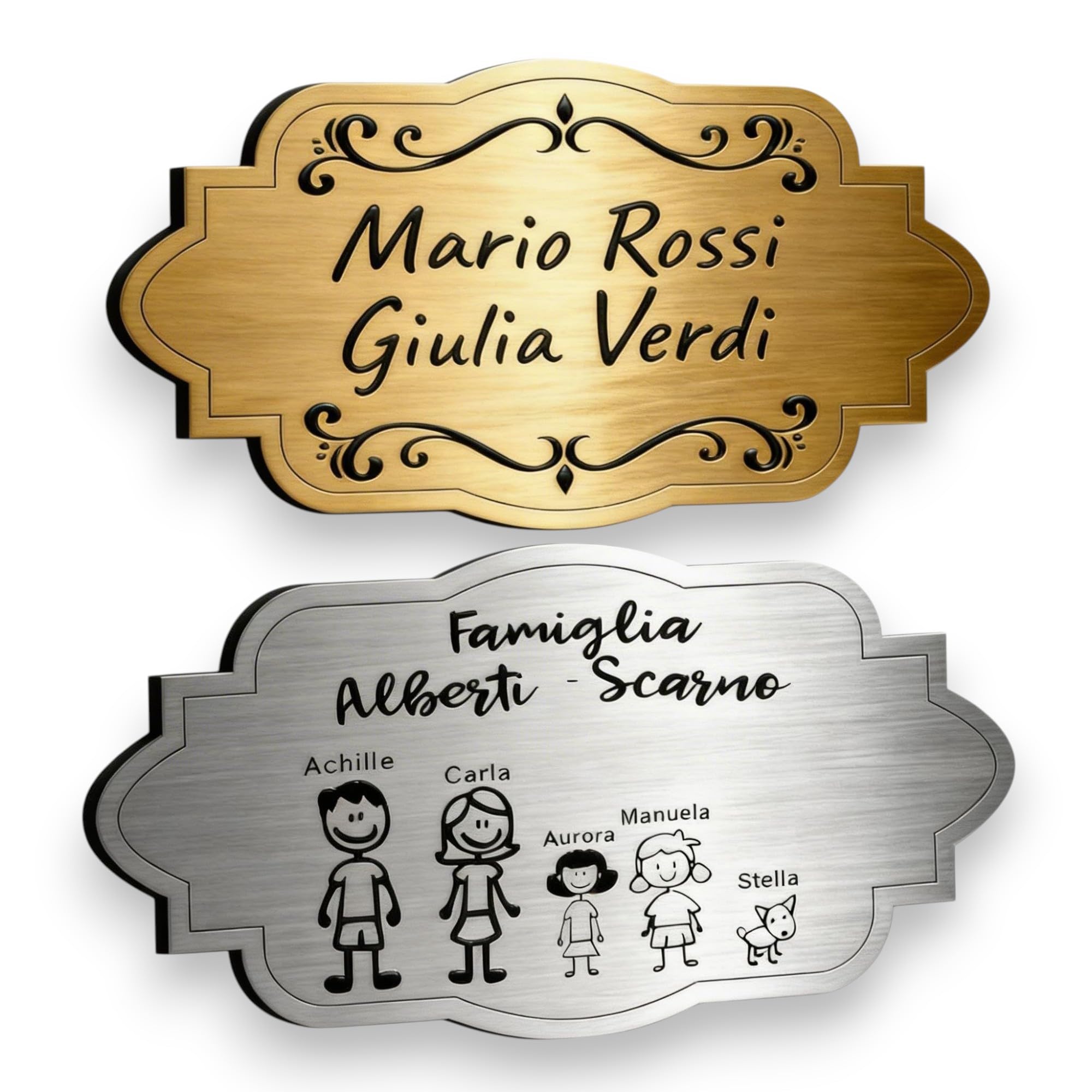 Lo realizzo® Personalised Entrance Sign - Personalised Sign for Holiday Home, Ou