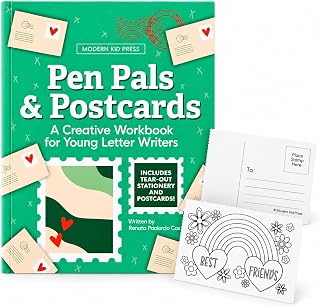 Pen Pals & Postcards: A Letter Writing Workbook for Kids with Tear-Out Stationery and Postcards | Screen-Free Activities for Ages 6–10