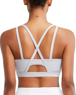 RUNNING GIRL Sports Bras Women High Support Adjustable Straps Sewn in Pads