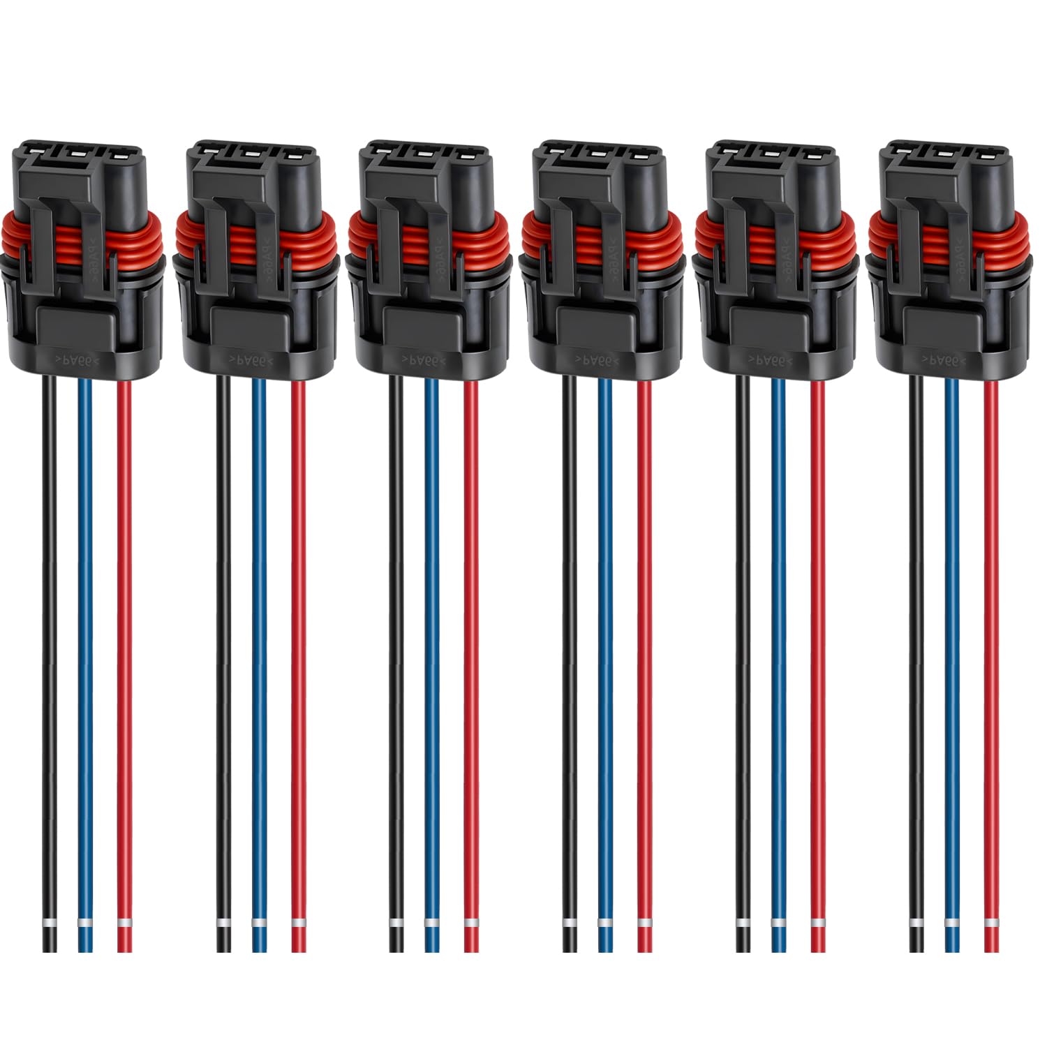 6 Pack Polaris Pulse Bar Wiring Harness Connectors Ranger RZR 2018-2027 | 3-wire