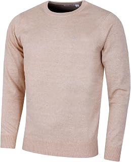 Calvin Klein 2026 Men's Crew Neck Golf Pullover Cotton Breathable