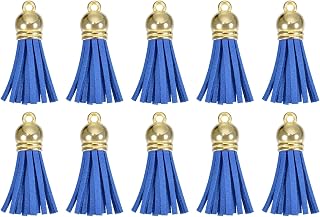 Generic Leather Tassel Keychain with Lid for Pendant Bracelet Jewelry Crafts Decoration