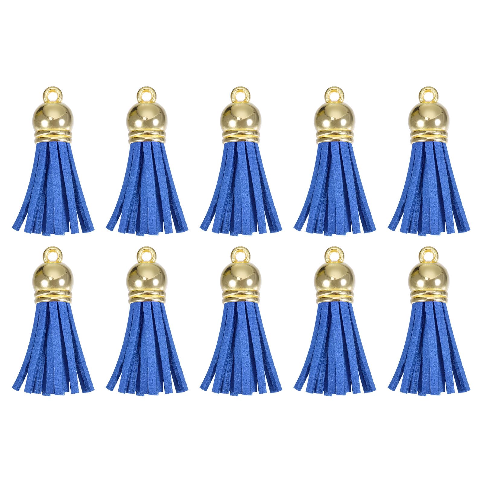 Generic Leather Tassel Keychain with Lid for Pendant Bracelet Jewelry Crafts Dec