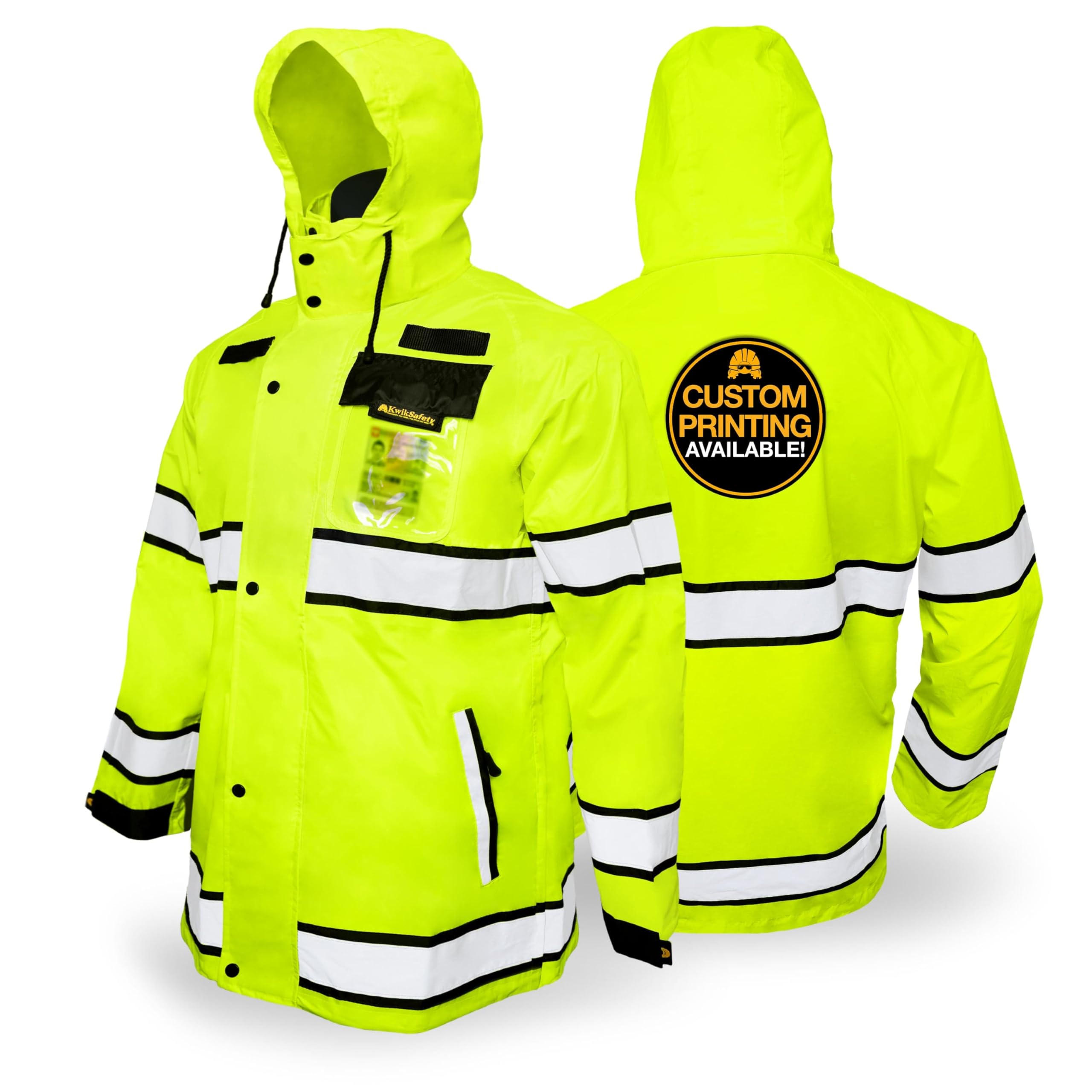 KwikSafety - Charlotte, NC - TORRENT Rain Jacket & Trench Coat ANSI OSHA Class 3