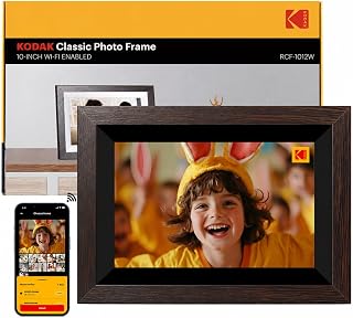 KODAK 10.1 Inch WiFi Digital Picture Frame with 32GB Storage, Electronic Smart Digital Photo Frame 1280x800 IPS Touch Screen, Auto-Rotate, Share Moments Instantly Gifts for Women Mothers Day Christmas