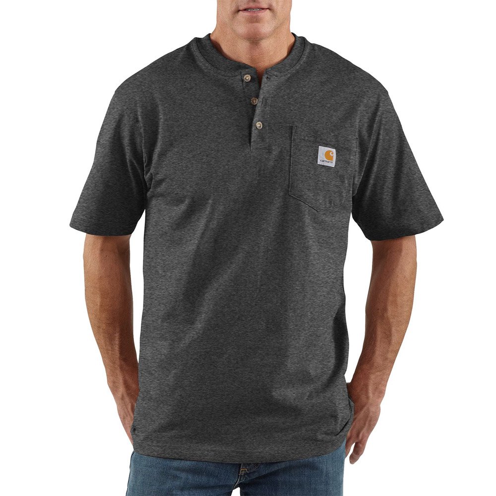 Carhartt Loose Fit Heavyweight Short-Sleeve Pocket Henley T-Shirt Henley T-Shirt