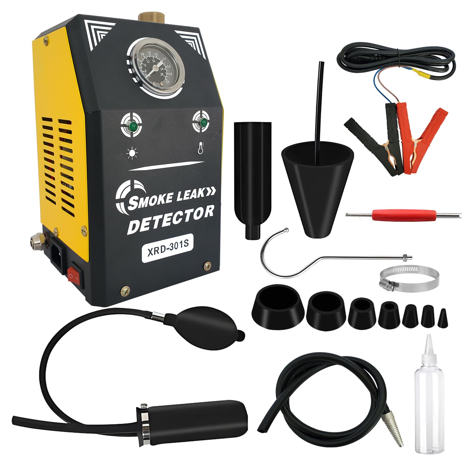 Csttler Smoke Machine, All Accessories & Built-in Air Pump, Pressure Gauge | Fas