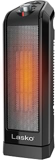 Lasko 16" Ceramic Space Heater with Console - Black - CT16450
