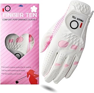 FINGER TEN Golf Gloves Women Extra Grip