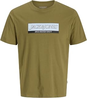 JACK & JONES Jorinwood Block Branding Tee SS CN Men's
