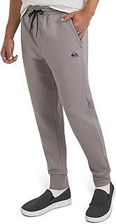 Quiksilver Mens Regular Fit Active Performance Heavyweight Jacquard Mesh and Polar Fleece Jogger PantsSweatpants