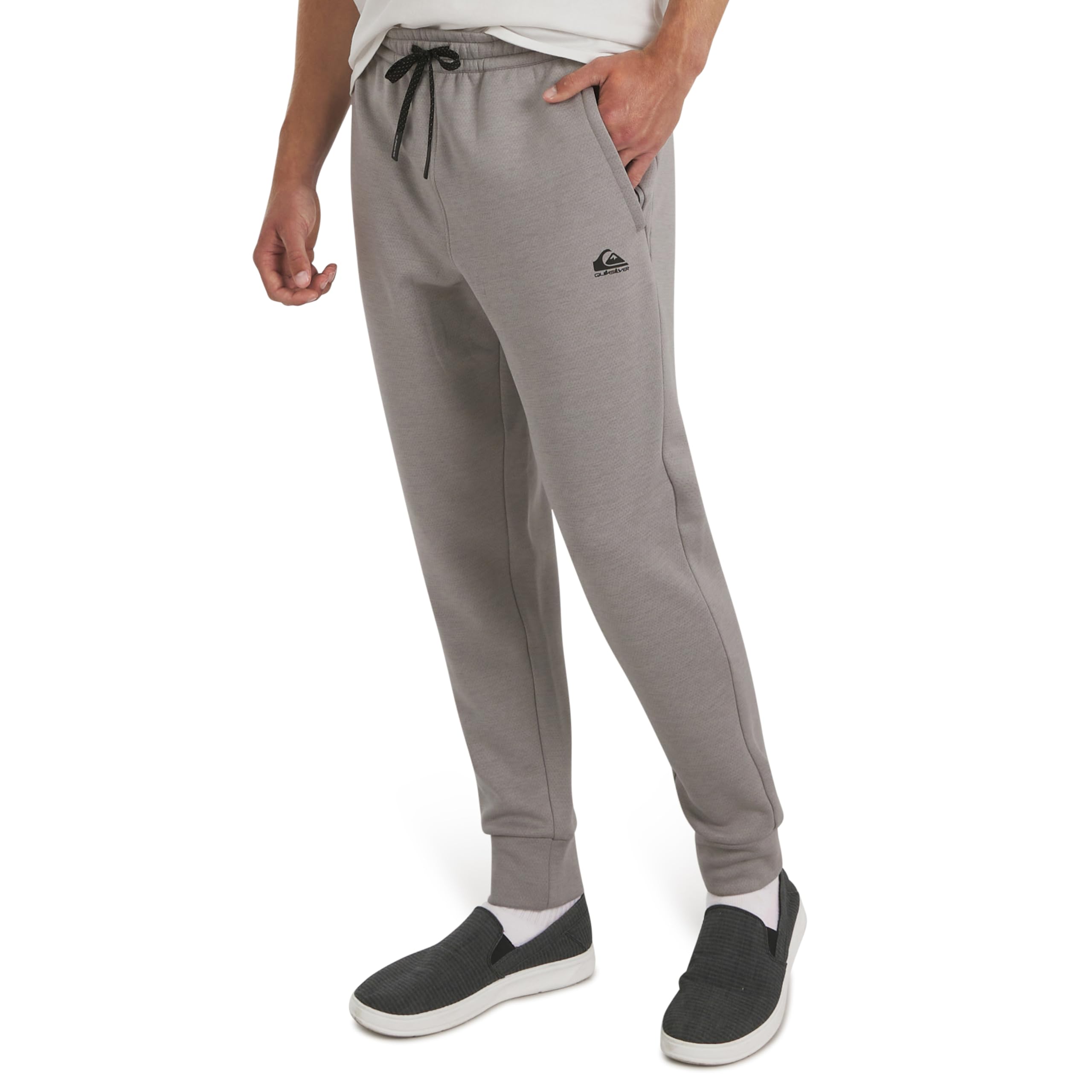Quiksilver Mens Regular Fit Active Performance Heavyweight Jacquard Mesh and Pol