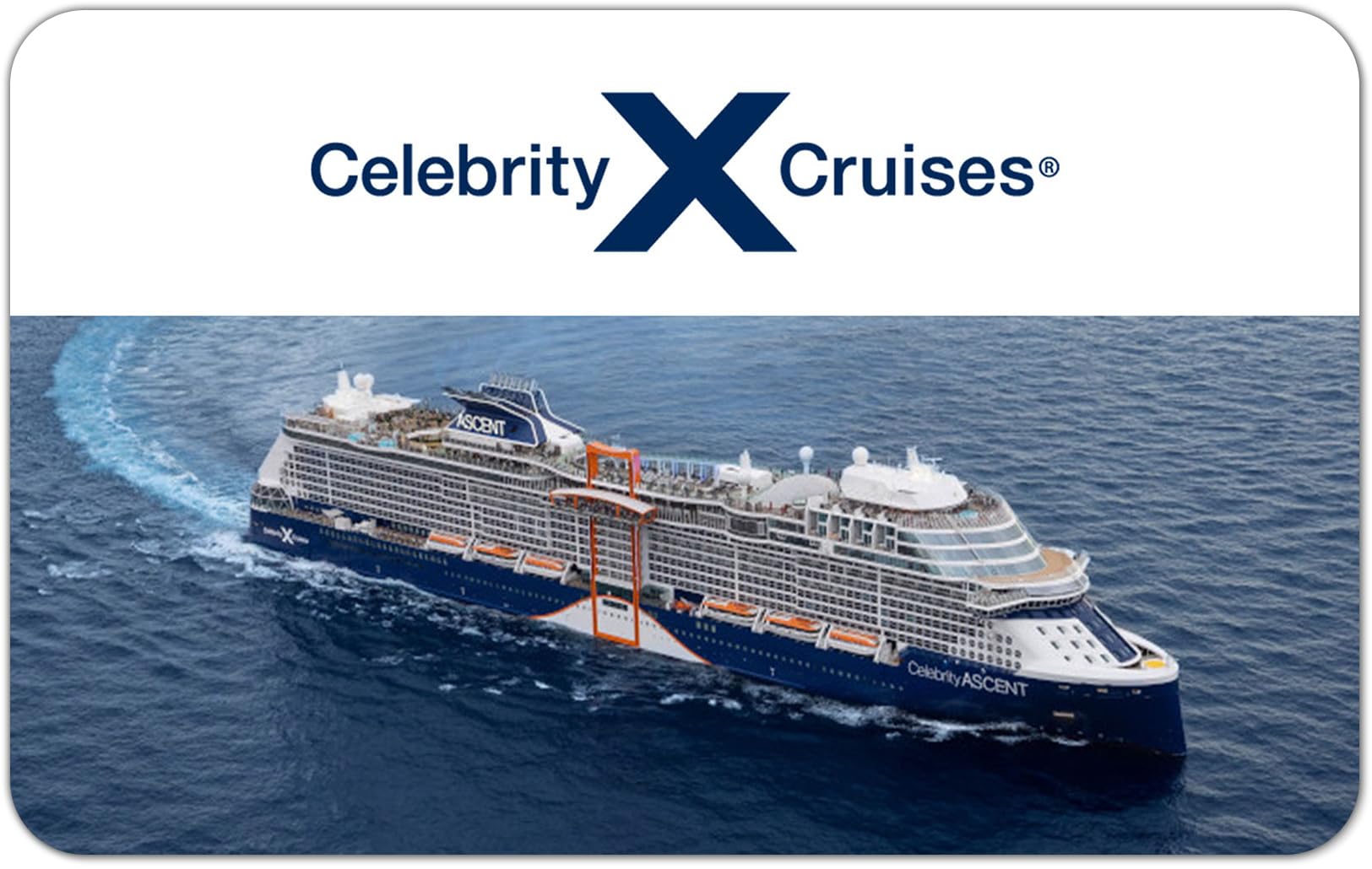 Celebrity Cruises $100 eGift Card – For Cruise FareOnly