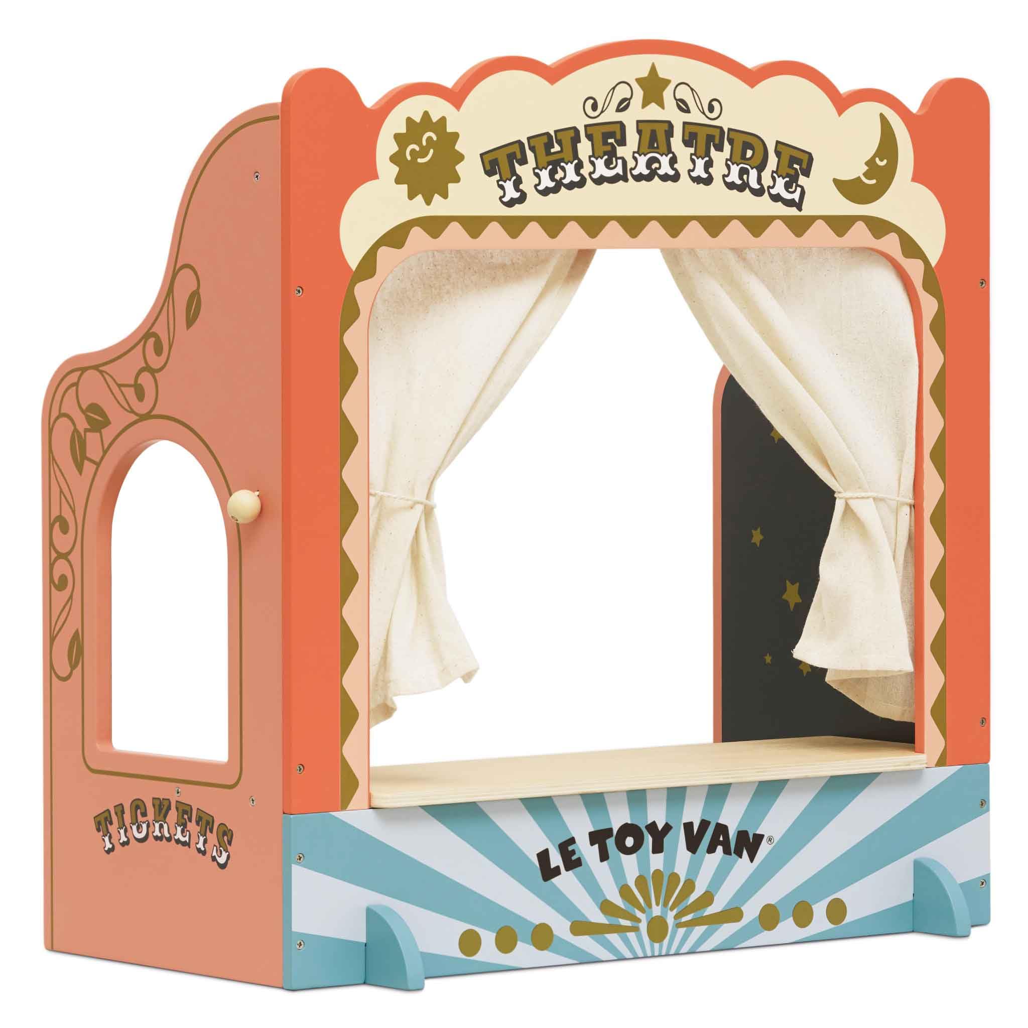Le Toy Van Wooden Tabletop Puppet Theater | Imaginative Play theater, FSC Certif
