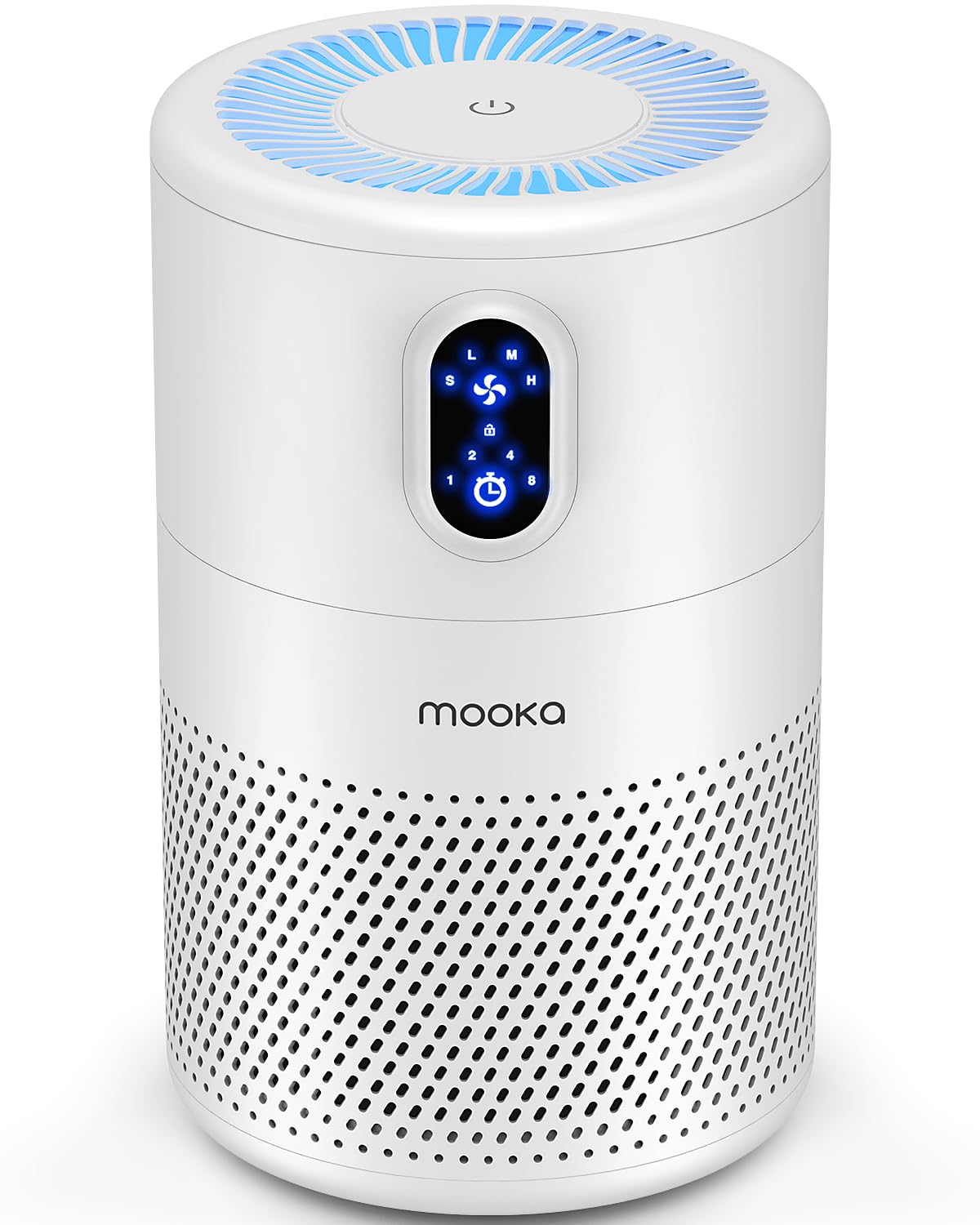 MOOKA Air Purifiers for Home Room up to 1076ft², True HEPA Filter, B-D02L | Quie