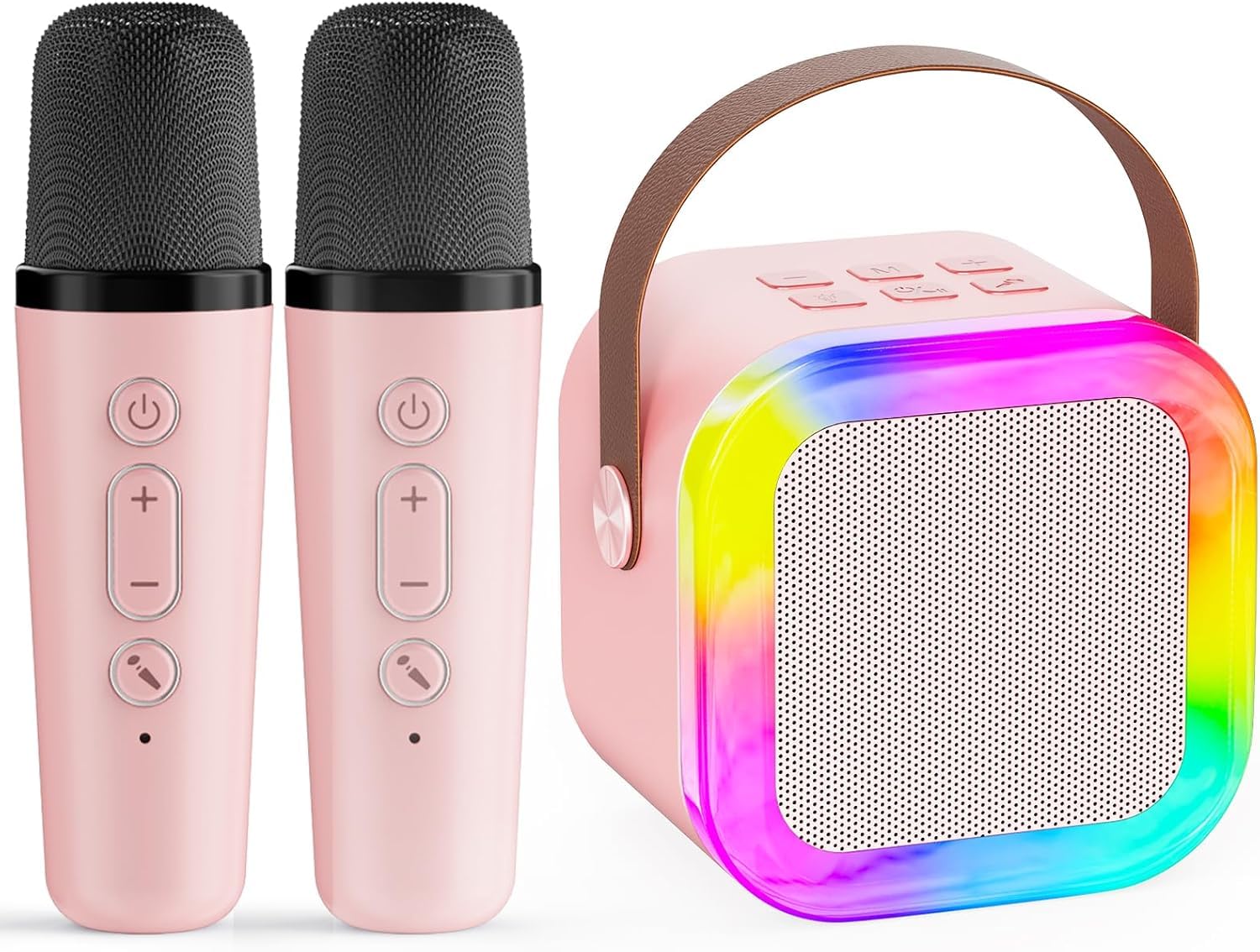 Karaoke Machine for Kids,2026 New Mini Portable Karaoke Toys, Karaoke Speaker wi