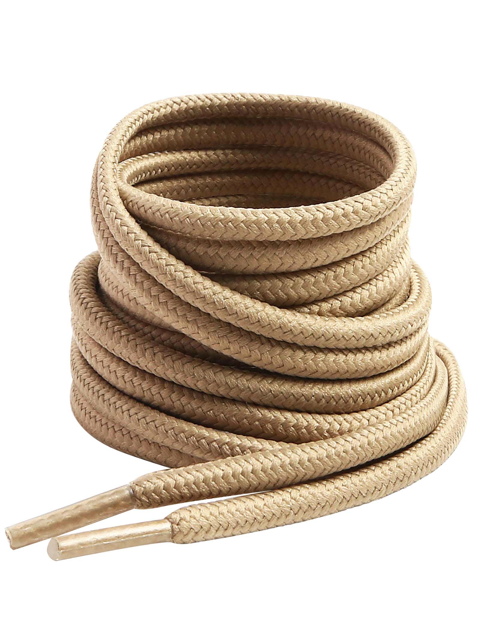 VSUDO Round Shoe Laces, Diameter 4 mm for Work Shoes, Shoelaces for Hiking/Safet