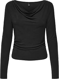 Only Onlfree L/S Structure Boatneck Top Jrs Top Donna (Pacco da 1)