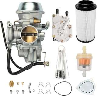 Carburetor Carb for 2001-2005 & 2010-2012 Polaris Sportsman 500 4X4 HO | 1997-2009 Polaris scrambler 500 4x4 | 2000-2002 Polaris Trail Boss 325 with Fuel Pump & Air Filter